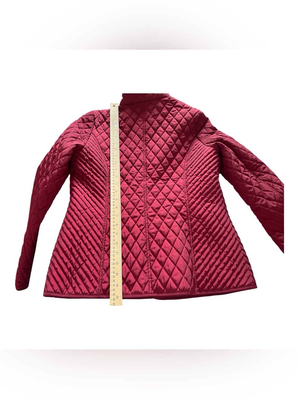 Michael Michael Kors Quilted Burgundy Jacket, M - Picture 10 of 14